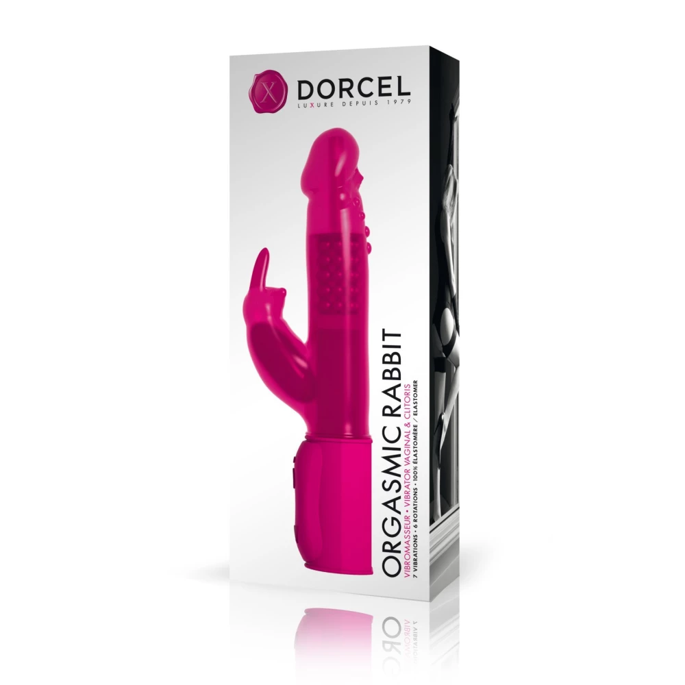 Вибратор-кролик Dorcel Orgasmic Rabbit Pink с жемчужным массажем