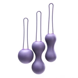 Набор вагинальных шариков Je Joue – Ami Purple, диаметр 3,8-3,3-2,7см, вес 54-71-100гр