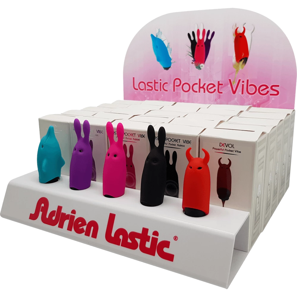 Набір вібраторів Adrien Lastic Promo Pack Pocket Vibe (25 шт + тестери)
