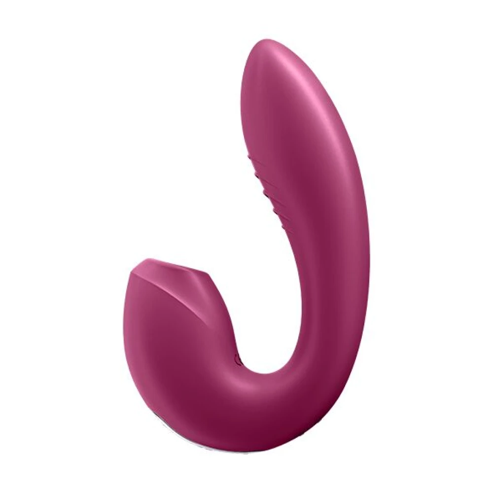 Вакуумный смарт-вибратор Satisfyer Sunray Berry, 4 положения ствола