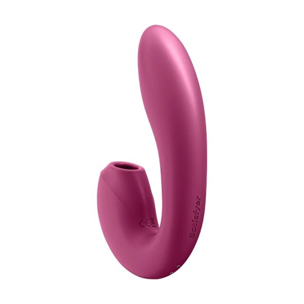 Вакуумный смарт-вибратор Satisfyer Sunray Berry, 4 положения ствола