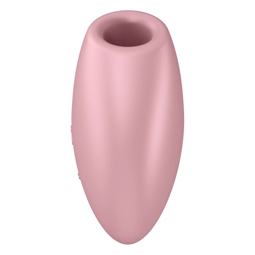 Вакуумный стимулятор-сердце с вибрацией Satisfyer Cutie Heart Light Red