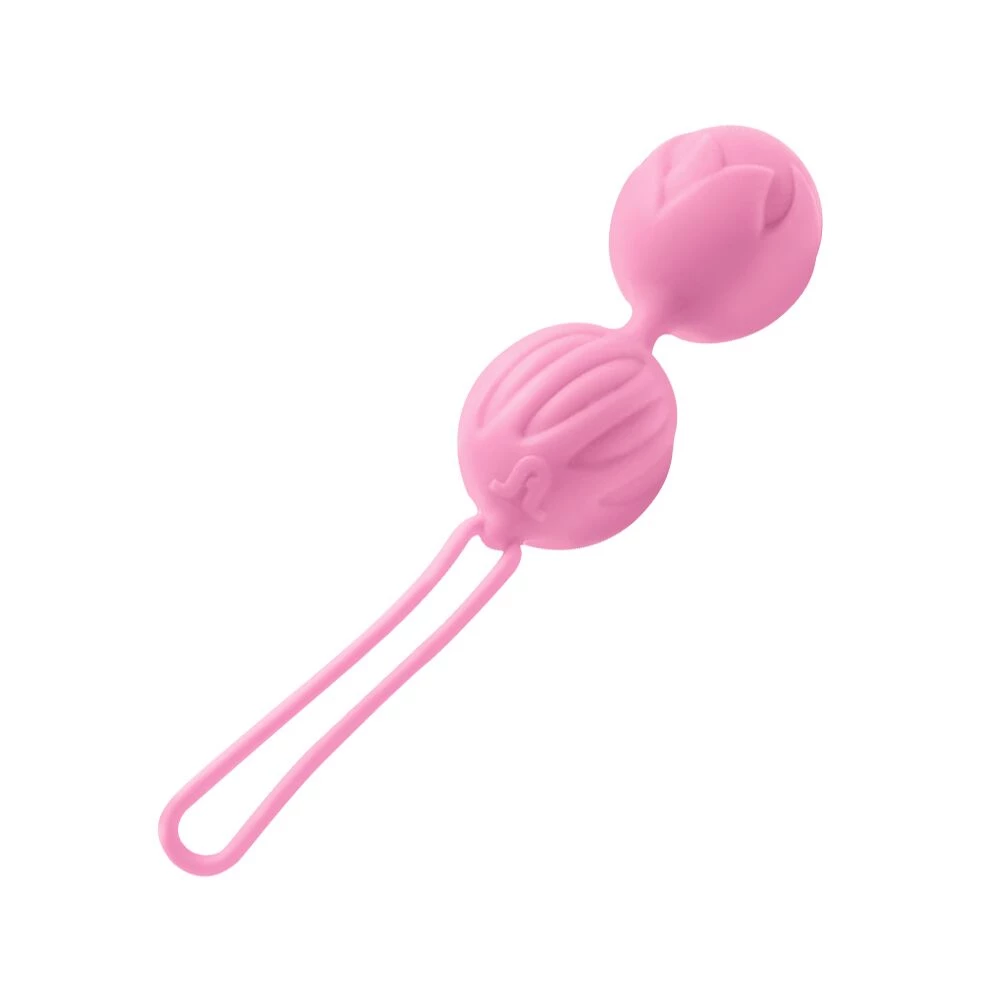Вагинальные шарики Adrien Lastic Geisha Lastic Balls Mini Pink(S), диаметр 3,4 см, масса 85 г