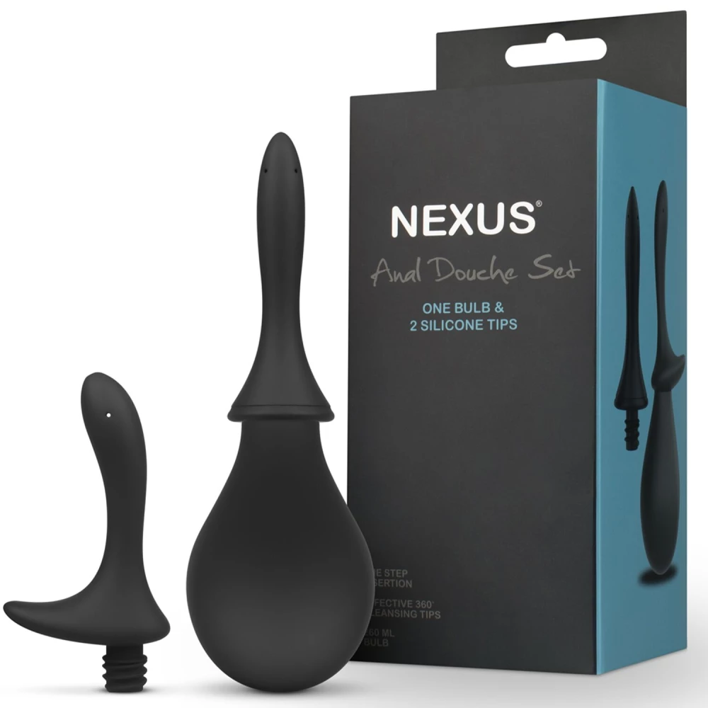 Анальный душ с двумя насадками Nexus ANAL DOUCHE SET 260 ml