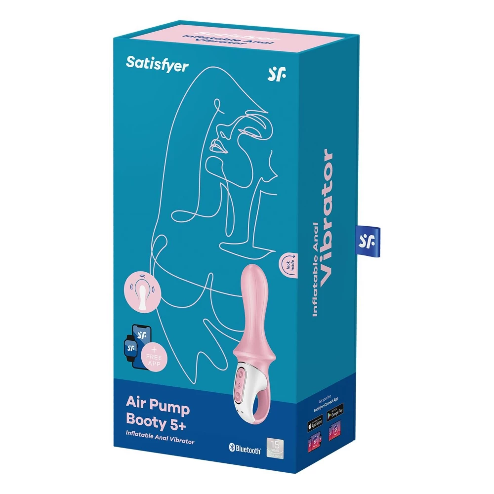 Анальный смарт-вибратор Satisfyer Air Pump Booty 5+.