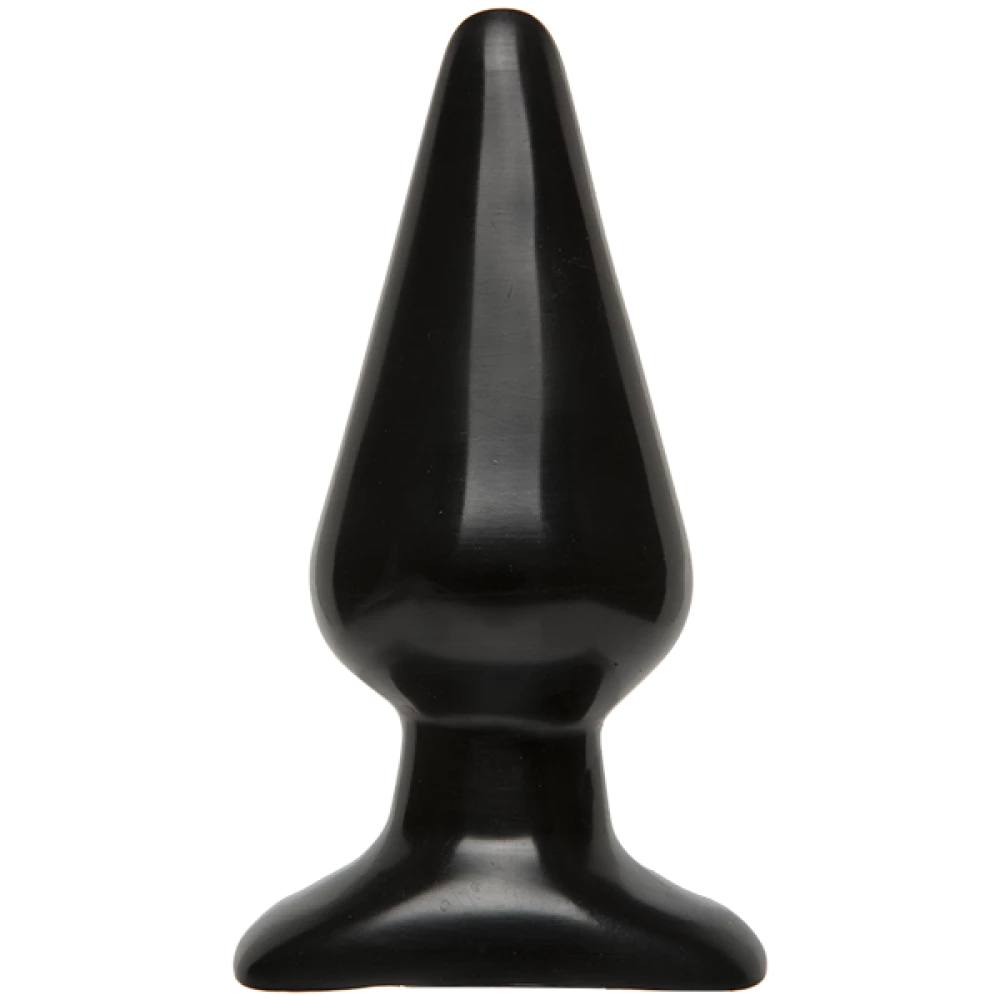 Анальная пробка Doc Johnson Smooth Classic Large – Black, макс. диаметр 5,7 см