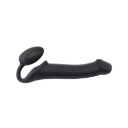 Безременный страпон Strap-On-Me Black L, полностью регулируемый, диаметр 3,7 см.