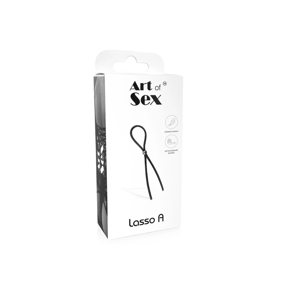 Эрекционное кольцо Art of Sex - Lasso A, регулируемая тоскость
