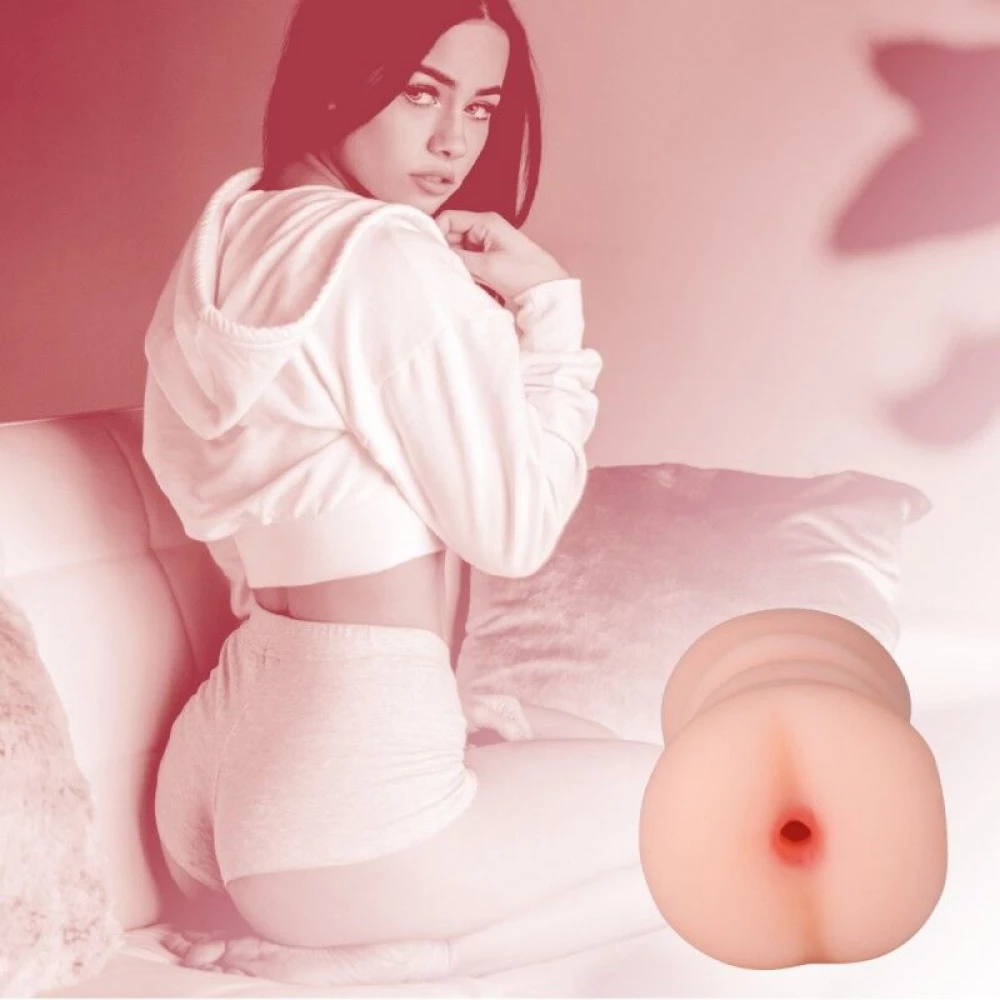 Двухсторонний мастурбатор Pocket Anal Stroker Adriana Flesh, вагина и попка