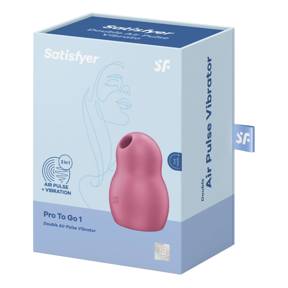 Вакуумный стимулятор Satisfyer Pro To Go 1 Red