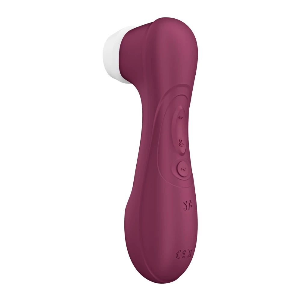 Вакуумный клиторальный стимулятор Satisfyer Pro 2 Generation 3 with Liquid Air Wine Red