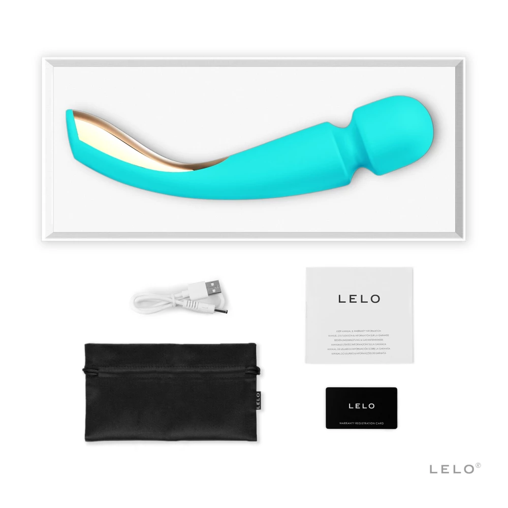 Вібромасажер LELO Smart Wand 2 Medium Ocean Blue