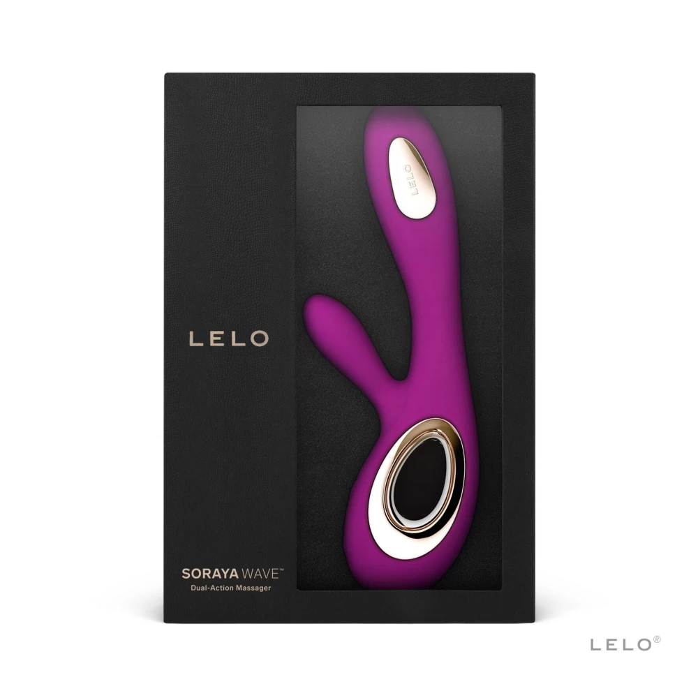 Вибратор-кролик LELO Soraya Wave Deep Rose, манящие движения ствола