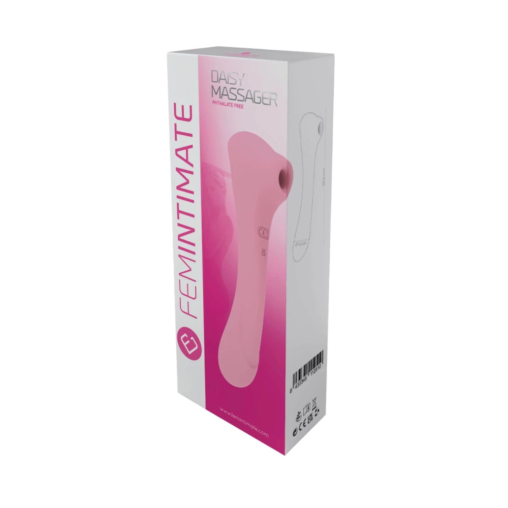 Вакуумний кліторальний стимулятор Femintimate Daisy Massager Pink