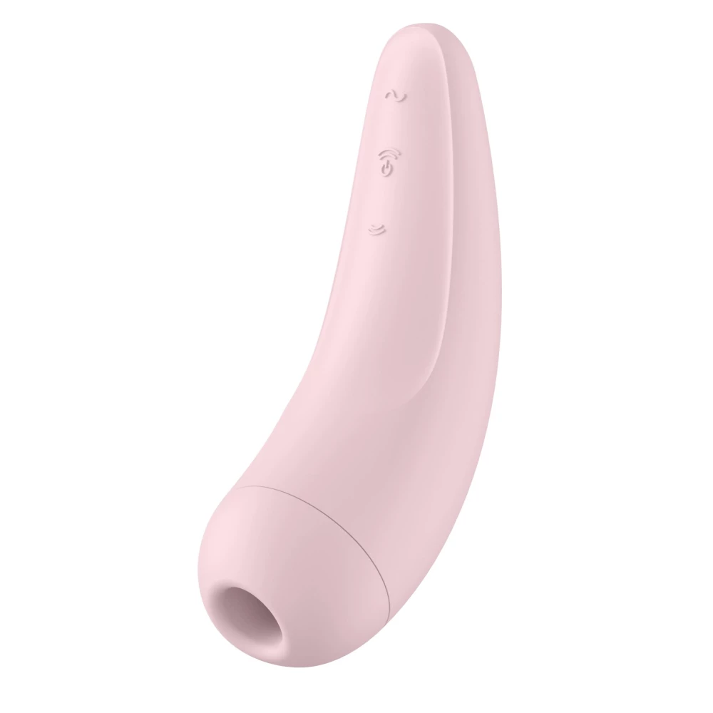 Вакуумний кліторальний стимулятор Satisfyer Curvy 2+ Pink