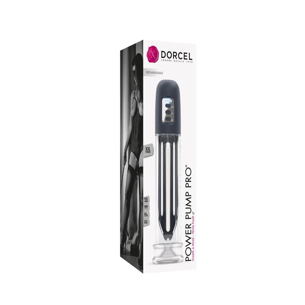 Вакуумный насос Dorcel POWER PUMP PRO для члена длиной до 20 см, диаметр до 5 см