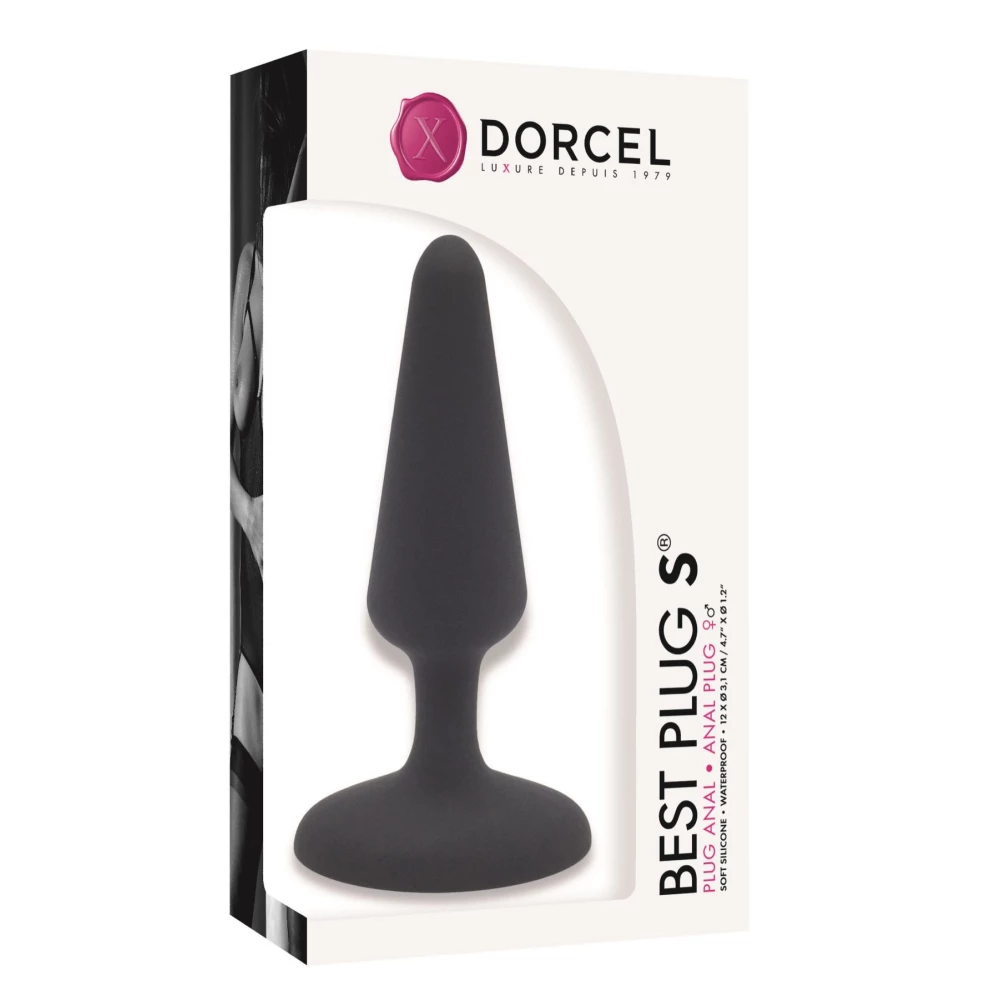 Анальна пробка Dorcel Best Plug S м“який soft-touch силікон, макс. діаметр 3,1см