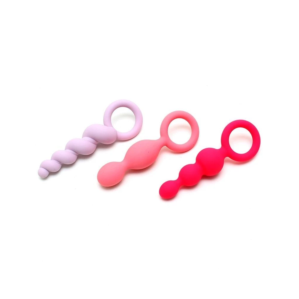 Набор анальных игрушек Satisfyer Plugs (set of 3) – Booty Call, макс. диаметр 3 см