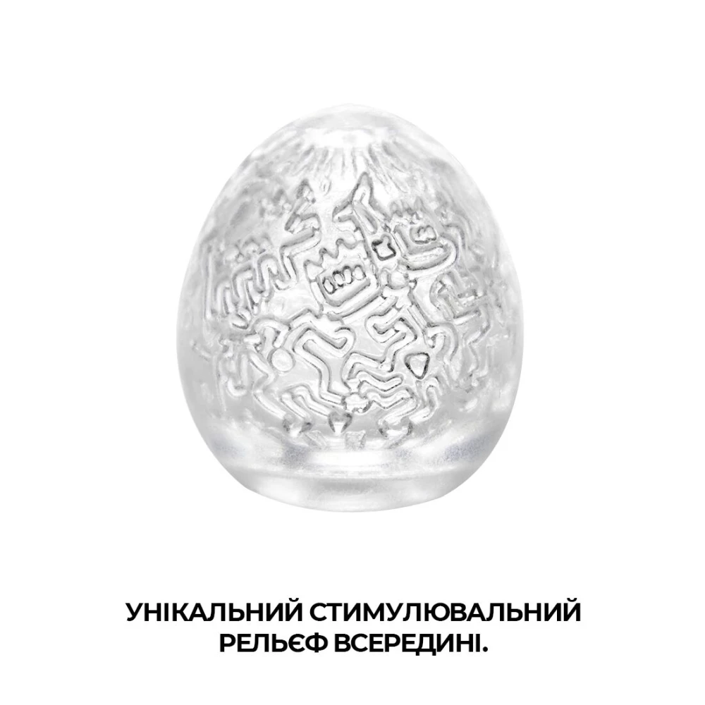 Набір мастурбаторів-яєць Tenga Keith Haring Egg Party (6 яєць)