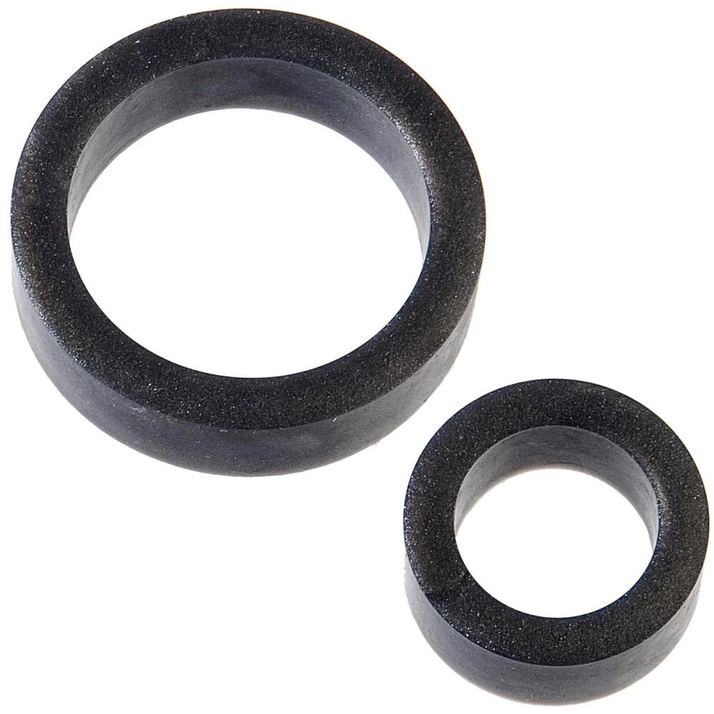 Набор эрекционных колец Doc Johnson Platinum Premium Silicone – The C-Rings – Charcoal