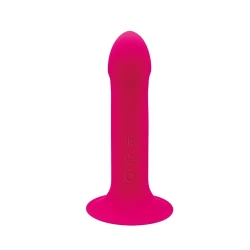 Двухслойное делдо с вибрацией Adrien Lastic Hitsens 2 Pink, отлично для страпона, макс диаметр 4 см,