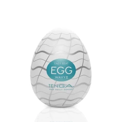 Мастурбатор-яйцо Tenga Egg Wavy II с двойным волнистым рельефом