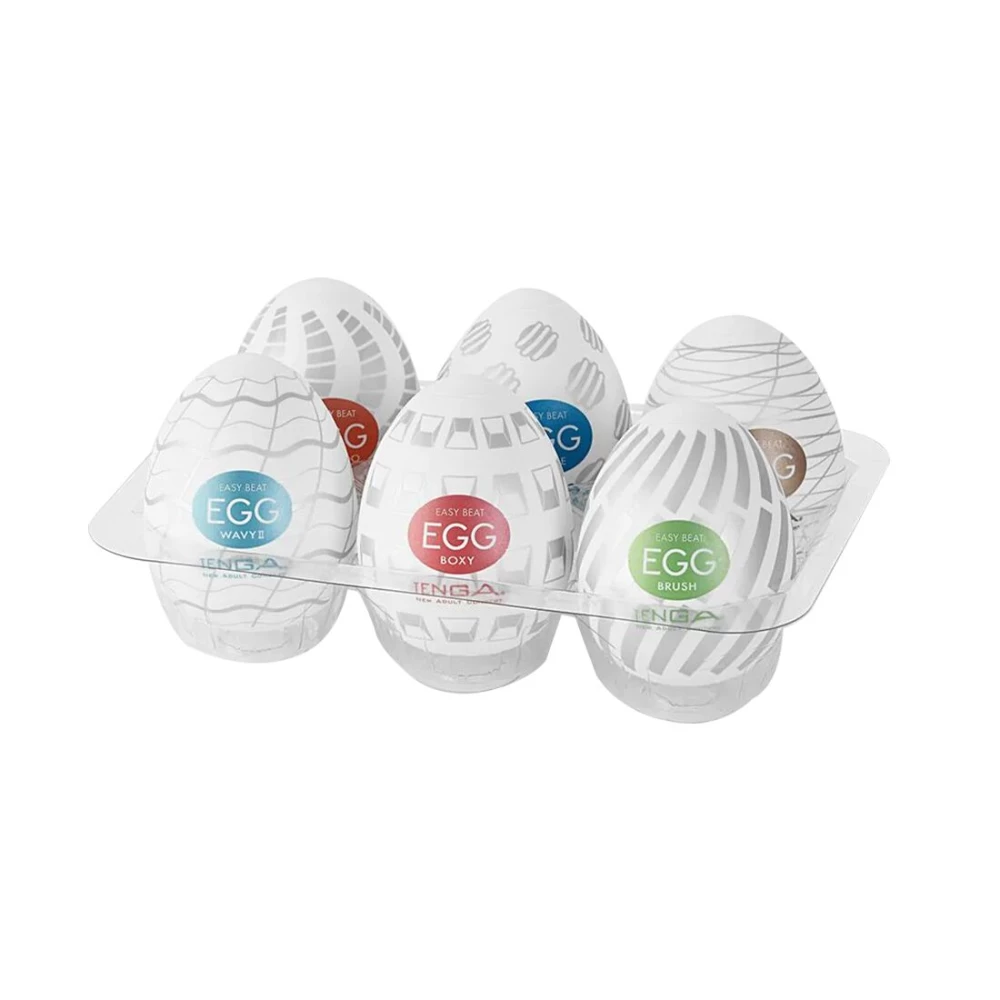 Набор яиц мастурбаторов Tenga Egg New Standard Pack (6 яиц)