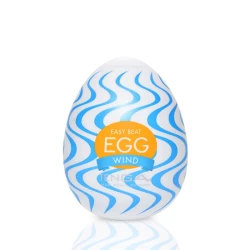 Мастурбатор-яйцо Tenga Egg Wind с зигзагообразным рельефом