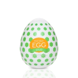 Мастурбатор-яйцо Tenga Egg Stud с шестиугольными выступами