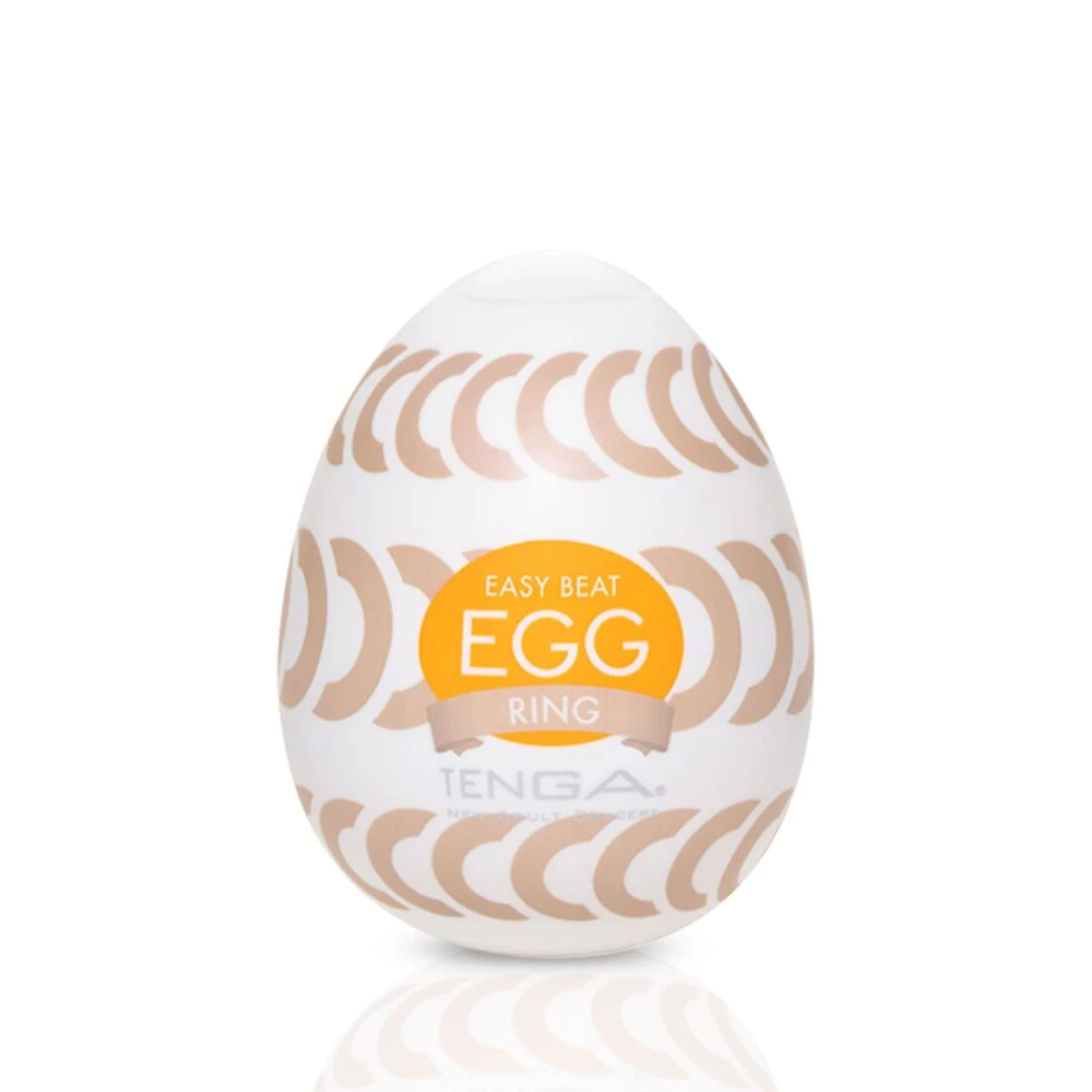 Мастурбатор-яйце Tenga Egg Ring з асиметричним рельєфом