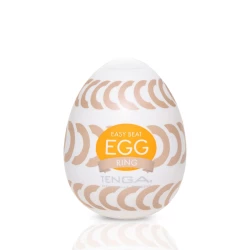 Мастурбатор-яйце Tenga Egg Ring з асиметричним рельєфом