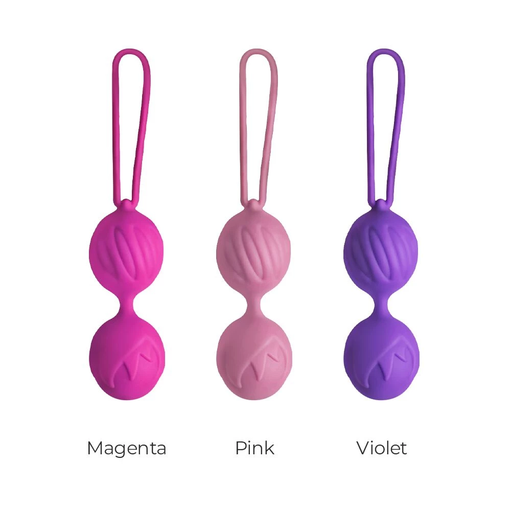 Вагинальные шарики Adrien Lastic Geisha Lastic Balls BIG Violet (L), диаметр 4 см, вес 90 гр