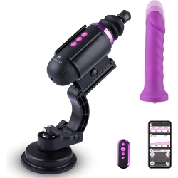 Міні секс-машина Hismith Mini Capsule Sex-Machine with Strong Suction Cup, потужна, перезаряджувана