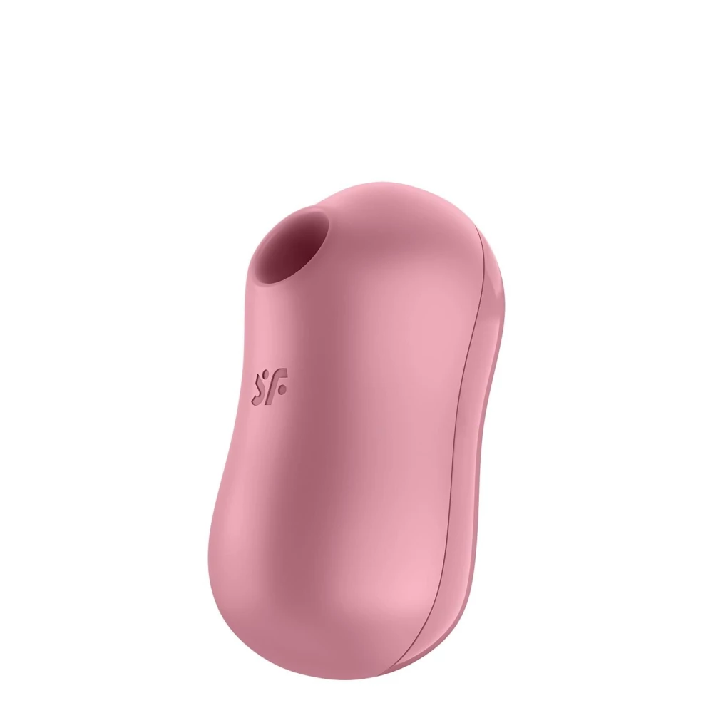 Вакуумний стимулятор із вібрацією Satisfyer Cotton Candy Light Red