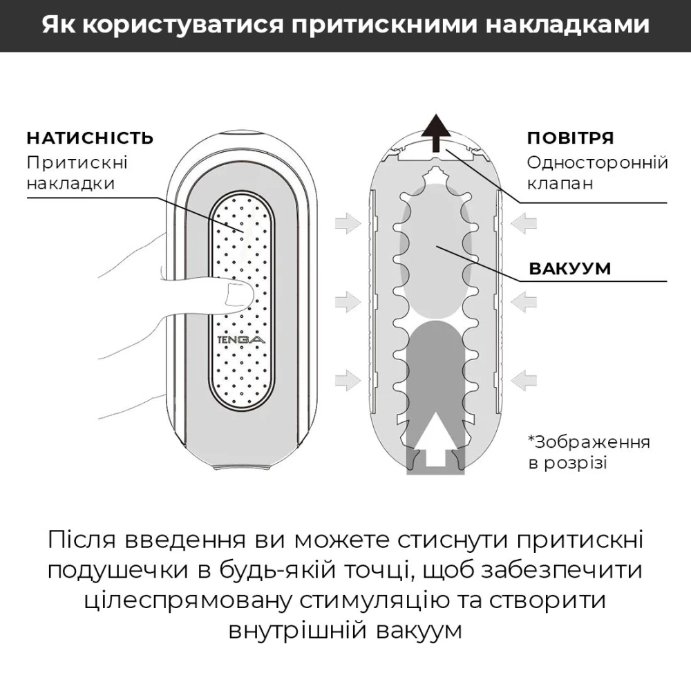 Вибромастурбатор Tenga Flip Zero Electronic Vibration White, сменная интенсивность, раскладной