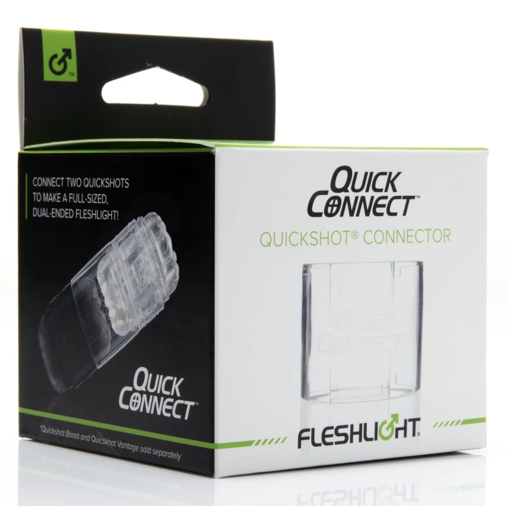 Адаптер Fleshlight Quickshot Quick Connect для з“єднання двох Квікшотов в одну іграшку