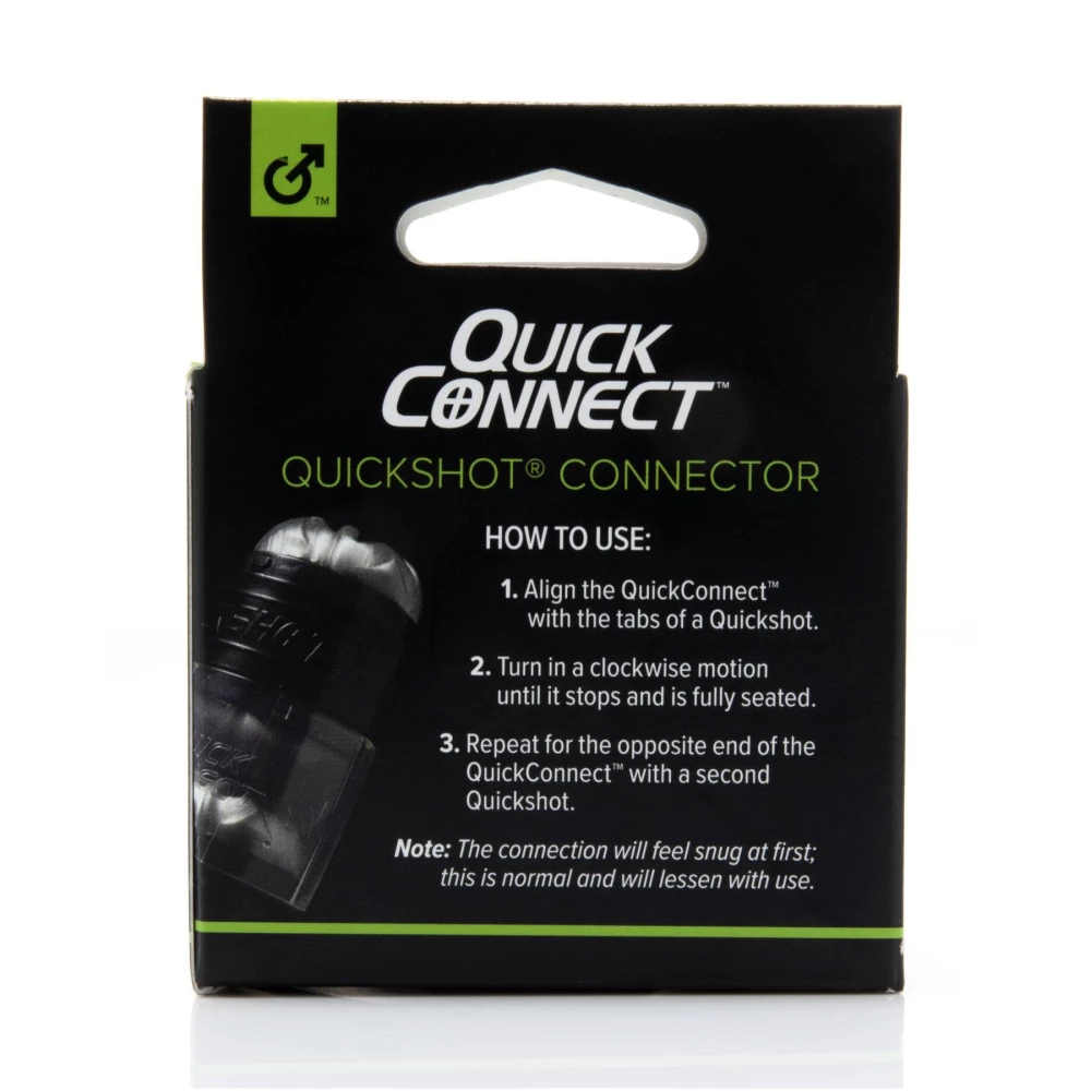 Адаптер Fleshlight Quickshot Quick Connect для з“єднання двох Квікшотов в одну іграшку