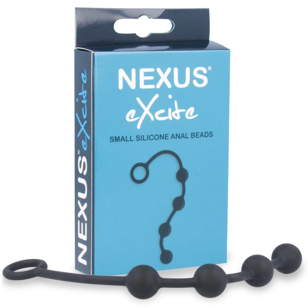 Анальные шарики Nexus Excite Small Anal Beads, силикон, макс. диаметр 2 см