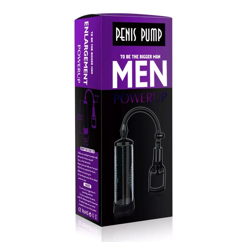 Вакуумный насос с ручным насосом Men Powerup Black