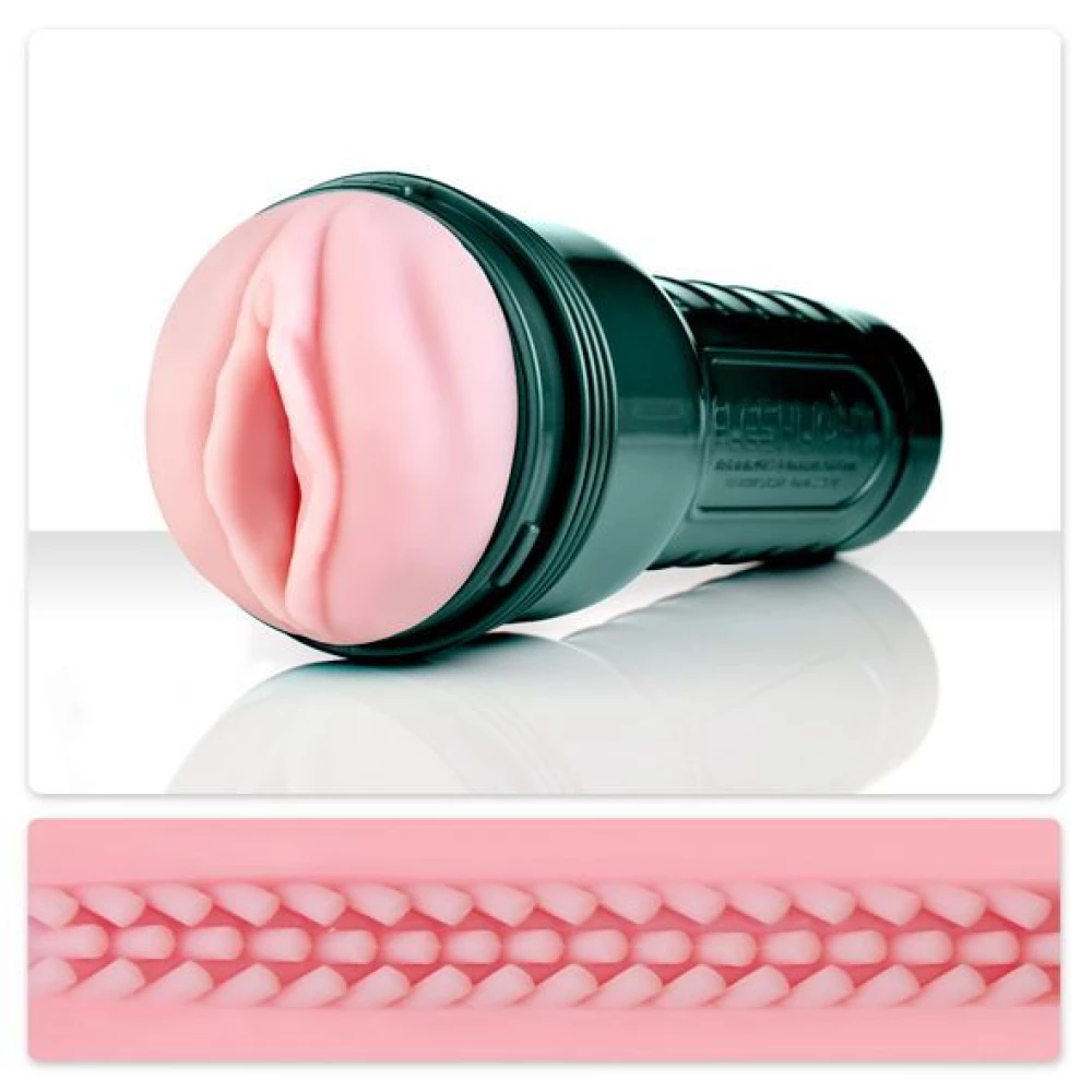 Мастурбатор с вибрацией Fleshlight Vibro Pink Lady Touch, три вибропуля, стимулирующий рельеф