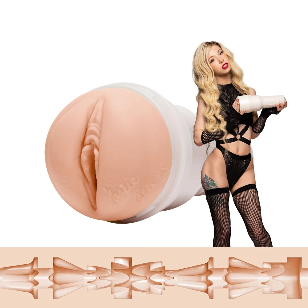 Мастурбатор Fleshlight Girls: Kenzie Reeves - Cream Puff, зі зліпка вагіни, дуже ніжний