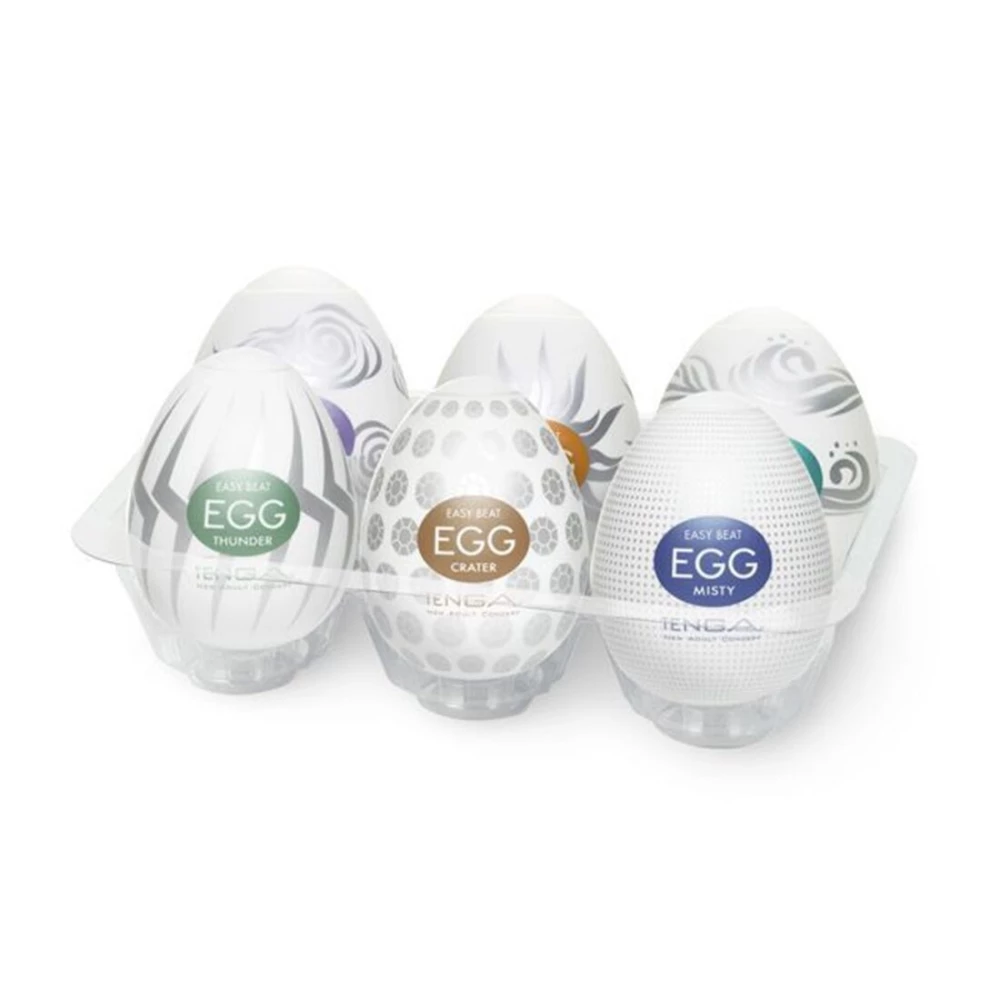 Набор яиц мастурбаторов Tenga Egg Hard Boild Pack (6 яиц)