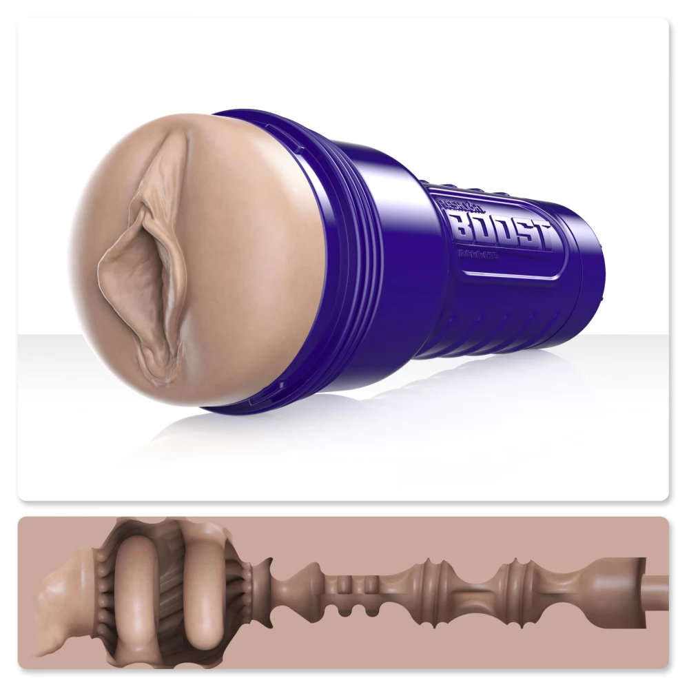 Мастурбатор-вагіна Fleshlight Boost Bang, плавні кільця Turbo Tech