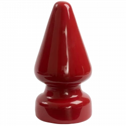 Анальная пробка Doc Johnson Red Boy – XL Butt Plug The Challenge, диаметр 12 см