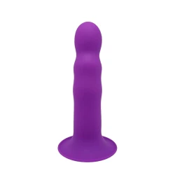 Дилдо с присоской Adrien Lastic Hitsens 3 Purple, отлично для страпона, диаметр 4,1 см, длина 18,