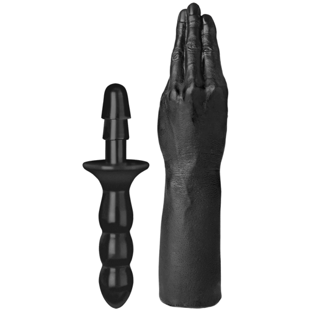 Рука для фистинга Doc Johnson Titanmen Hand with Vac-U-Lock Compatible Handle, диаметр 6,9 см
