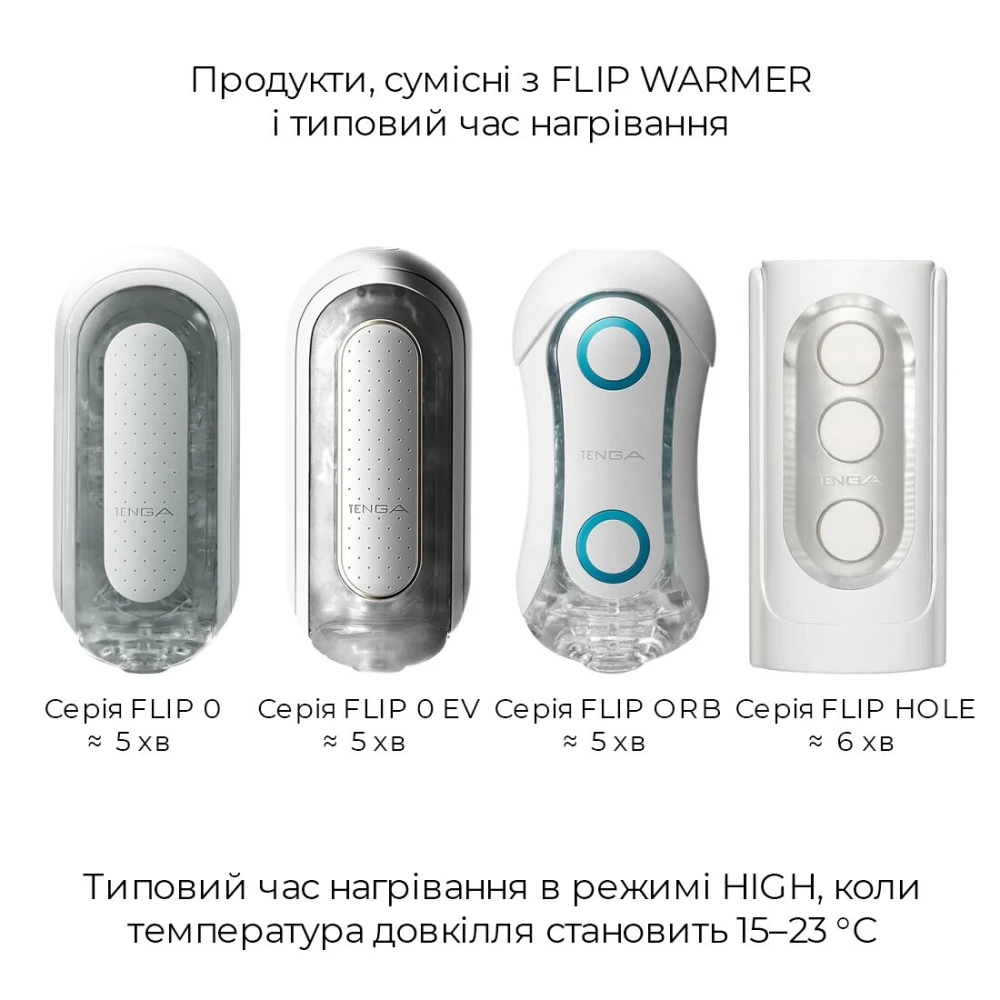 Набор мастурбатора с нагревателем Tenga Flip Zero Red + Flip Warmer