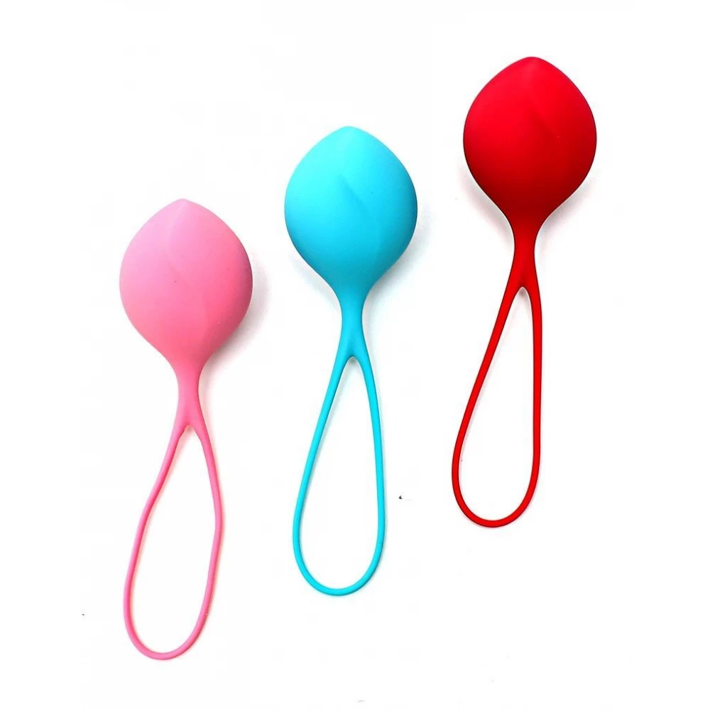 Вагінальні кульки Satisfyer Strengthening Balls (3шт), діаметр 3,8 см, маса 62-82-98г, монолітні