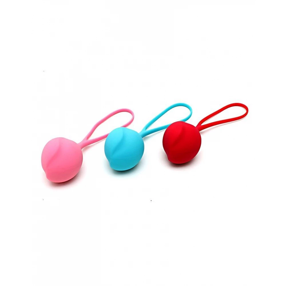 Вагинальные шарики Satisfyer Strengthening Balls (3шт), диаметр 3,8 см, масса 62-82-98г, монолитные